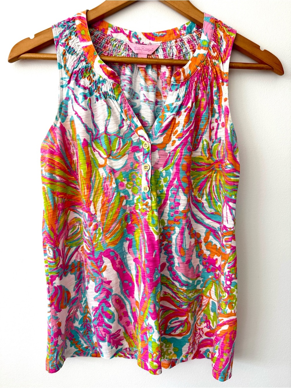 Lilly Pulitzer Essie Sleeveless Tank Top Size XS